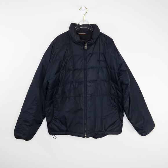 Timberland Men's Navy Blue Puffer Jacket Parka Coat XL - Picture 2 of 11